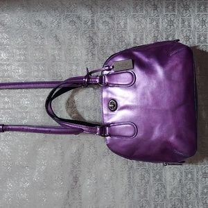 Coach metallic mini bag